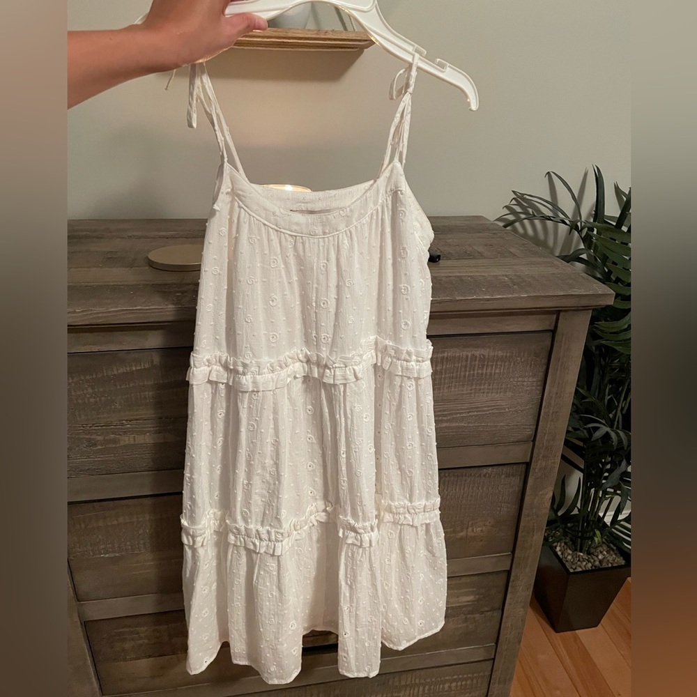 LOFT White Dress